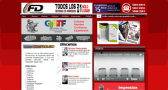 Desktop Screenshot of fdimpresos.com